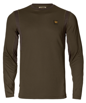 Forest Hunter L/S t-shirt Hunting green/Shadow brown - Härkila