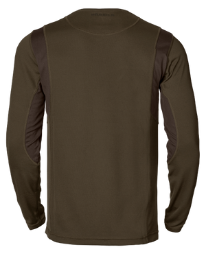 Forest Hunter L/S t-shirt Hunting green/Shadow brown - Härkila