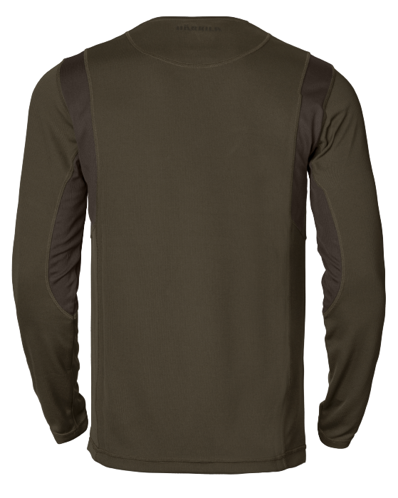 Forest Hunter L/S t-shirt Hunting green/Shadow brown - Härkila