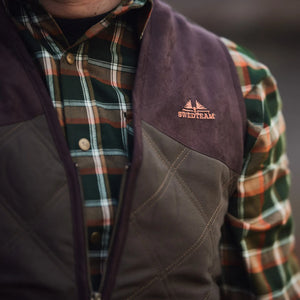 Str. L - Crest Hunting Vest - Swedteam Green - Swedteam - Ombytningsvare
