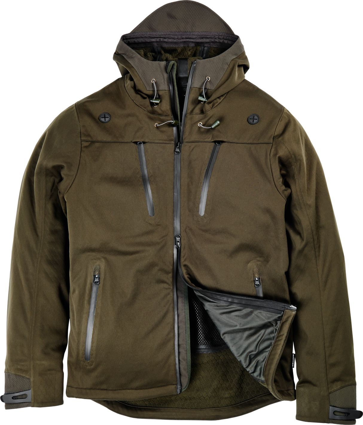 Hawker Shell jakke - Pine green - Seeland