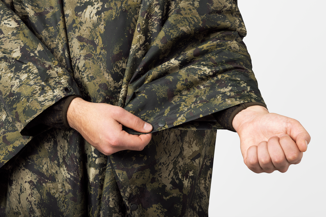 Taxus Camo rain Poncho InVis green - Seeland