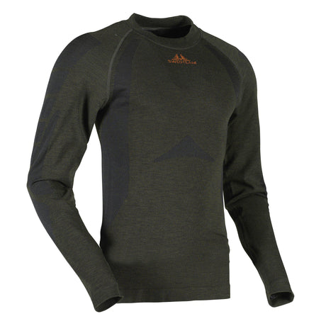 Titan Merino Sweater - Base Layer Hunting Green - Swedteam