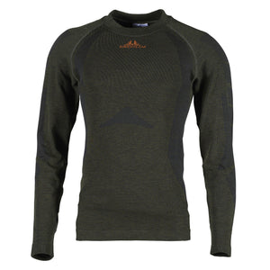 Titan Merino Sweater - Base Layer Hunting Green - Swedteam