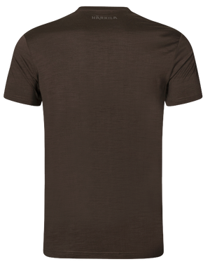 Härkila Base All Season S/S t-shirt - Shadow brown - Härkila