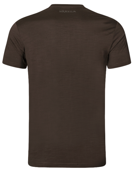 Härkila Base All Season S/S t-shirt - Shadow brown - Härkila