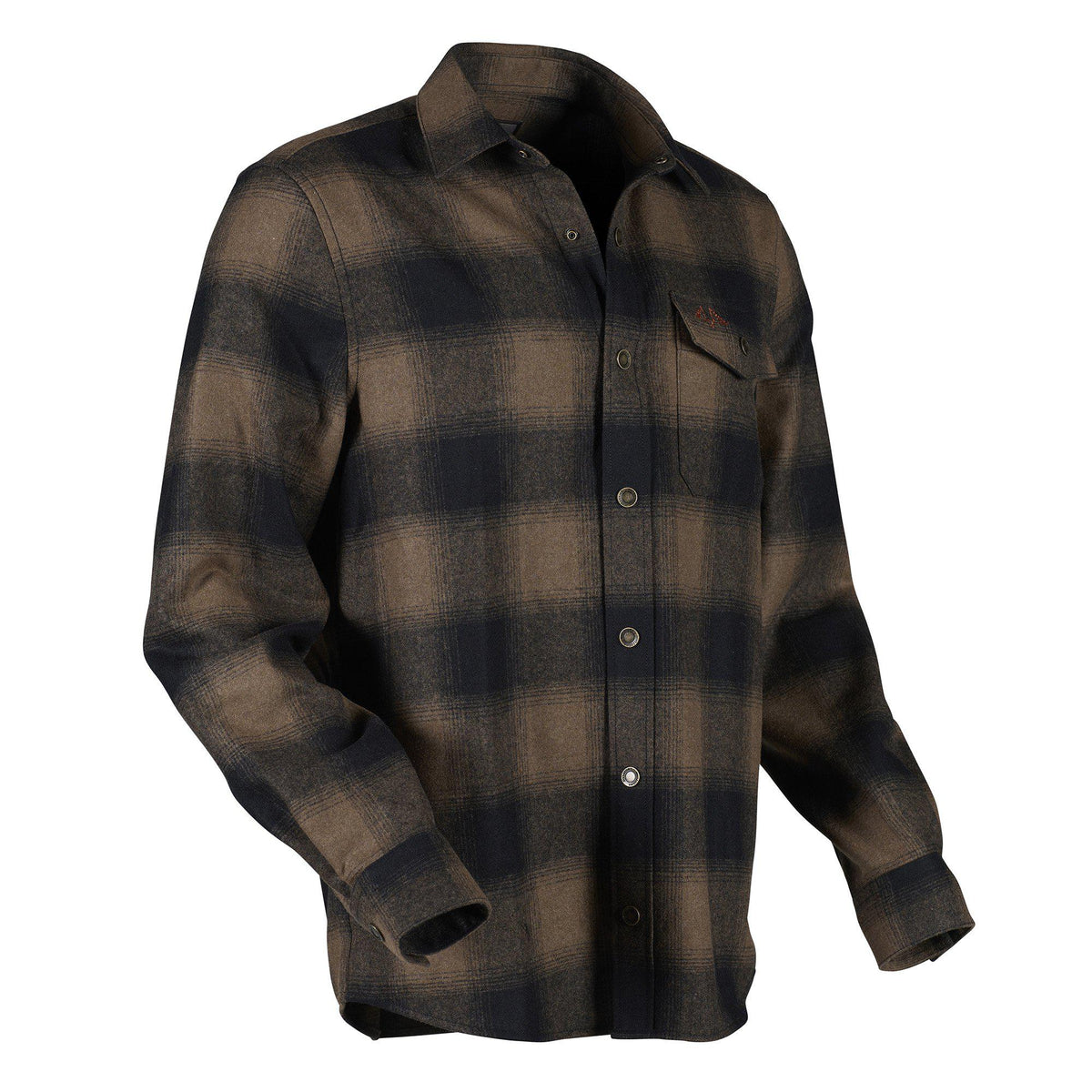 Lynx Wool Shirt - Dark Sand - Swedteam