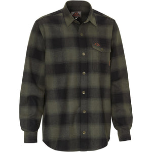 Lynx Wool Shirt - Green - Swedteam