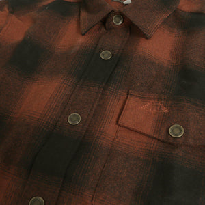 Lynx Wool Shirt - Dark Orange - Swedteam