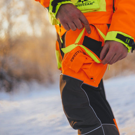 Protect Pro Shell Protection Trouser Orange Neon - Swedteam