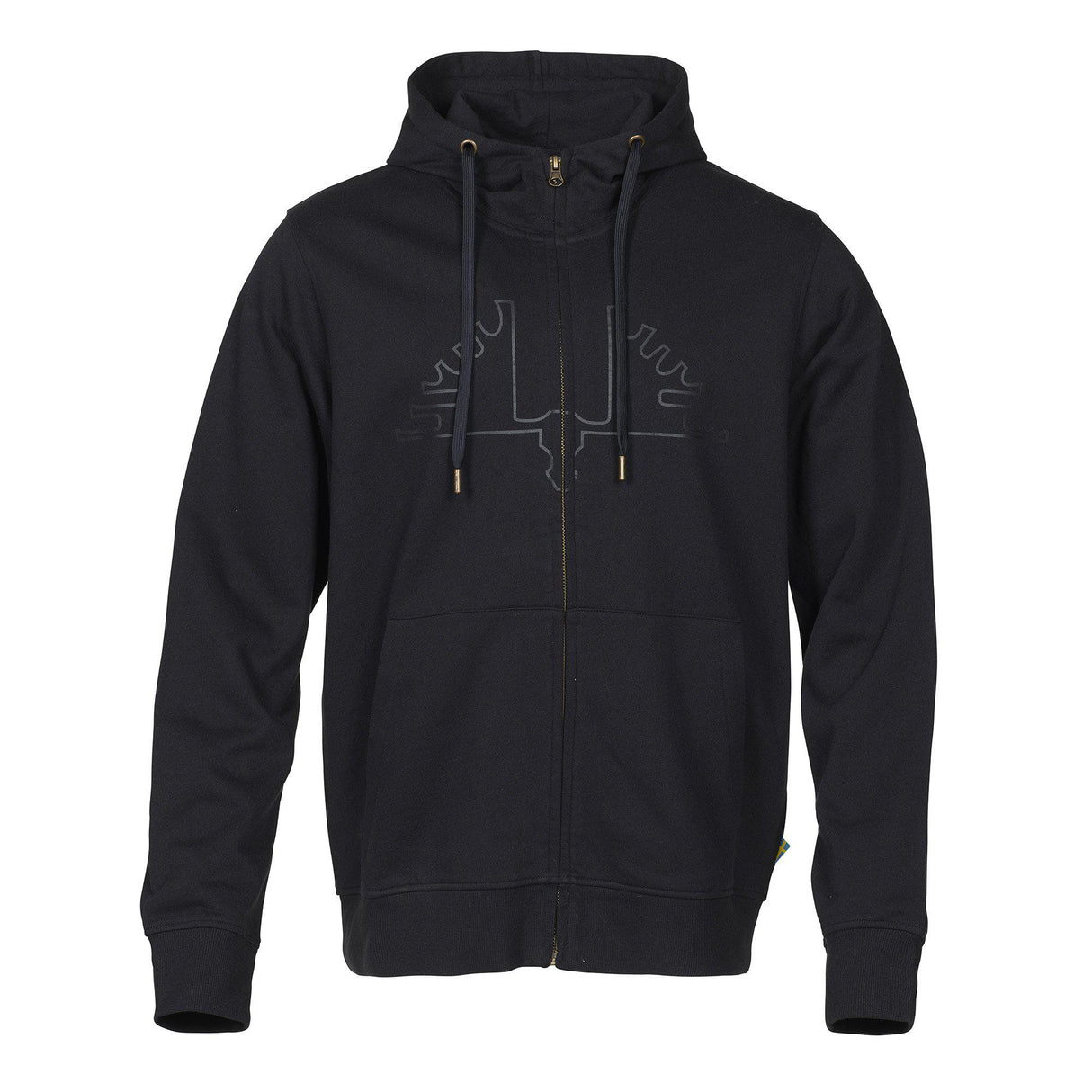 Ultra Zip Hoodie - Sweater Black - Swedteam