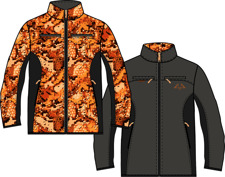 Ridge Pro Reversible Hunting Jacket Desolve Fire - Swedteam