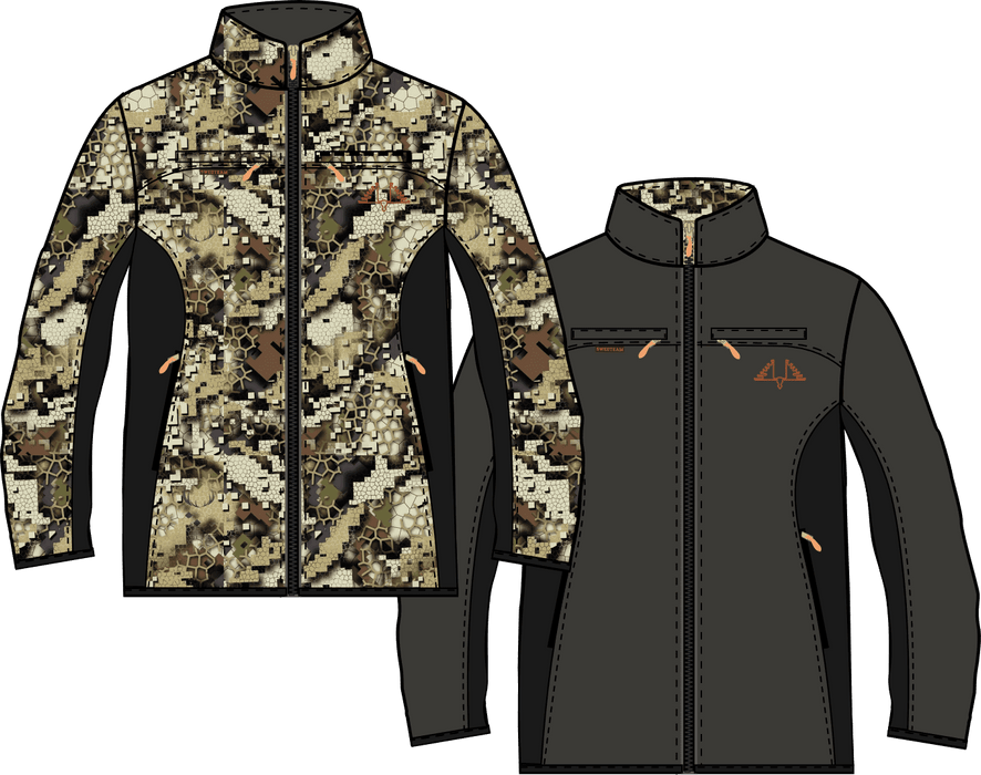 Ridge Pro Reversible Hunting Jacket Desolve Veil - Swedteam
