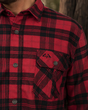 Crest Mesh - Shirt Red - Swedteam