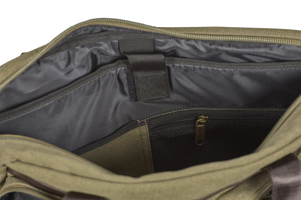 Crest Briefcase Bag Ivy Green - Swedteam