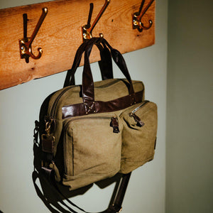 Crest Briefcase Bag Ivy Green - Swedteam