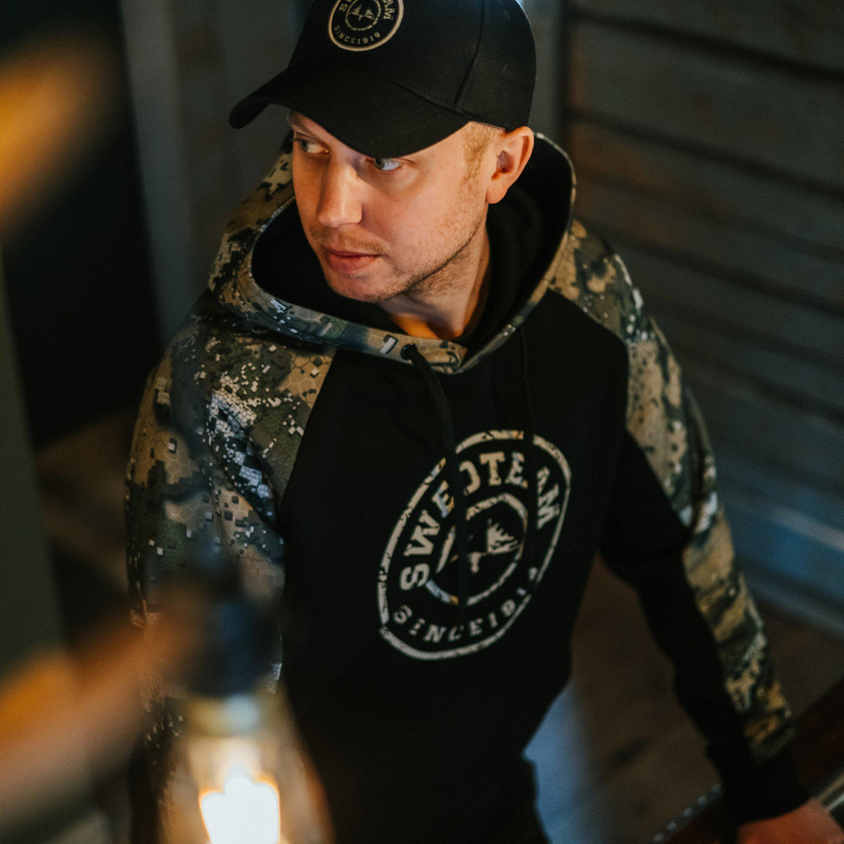 Ridge Hoodie Sweater Black - Swedteam