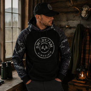 Str. XXL - Ridge Hoodie - Sweater Desolve Blak - Swedteam - Ombytningsvare