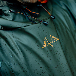 Str. XL/2XL - Crest Poncho Rain Gear - Swedteam Green - Swedteam - Ombytningsvare