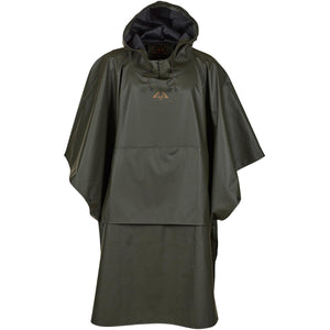 Str. XL/2XL - Crest Poncho Rain Gear - Swedteam Green - Swedteam - Ombytningsvare