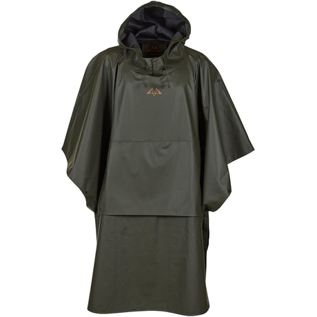 Str. XL/2XL - Crest Poncho Rain Gear - Swedteam Green - Swedteam - Ombytningsvare