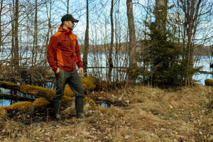 Lynx Antibite Hunting Jacket - Dark Orange - Swedteam