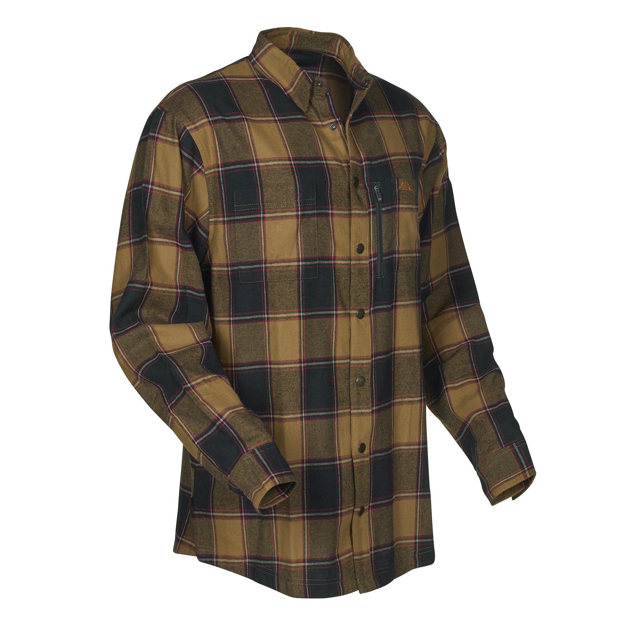 Crest Cotton - Shirt Dark Sand - Swedteam