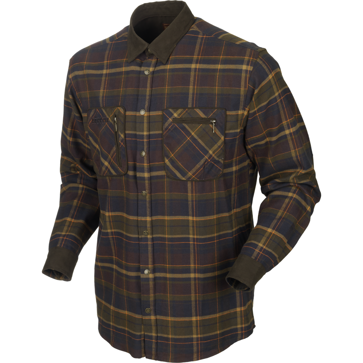 Pajala skjorte - Mellow brown check - Härkila