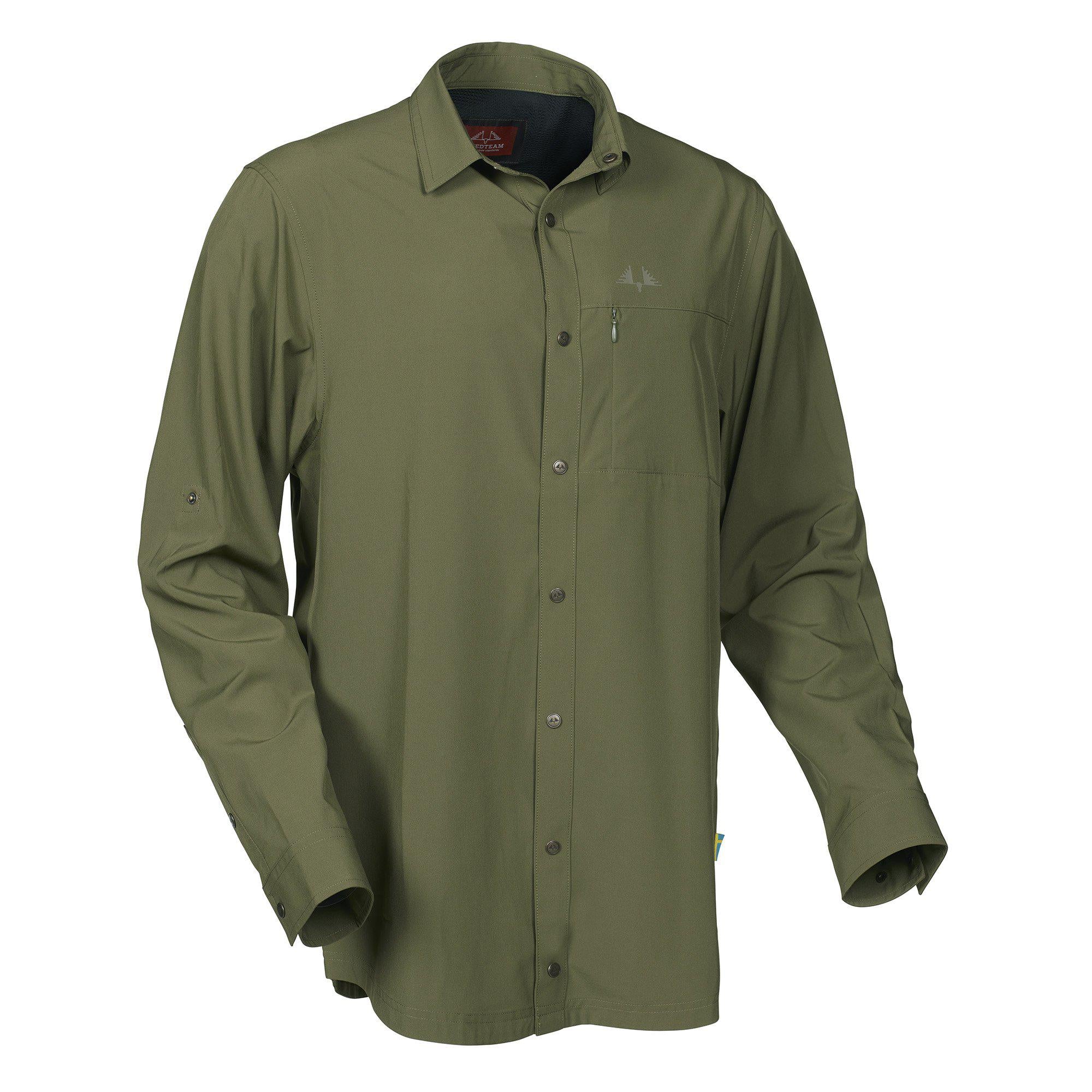 Alpha Light - Shirt Forest Green - Swedteam