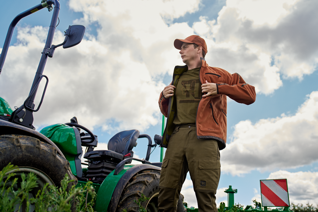 Härkila Scandinavian bukser - Dark olive/Willow green - Härkila