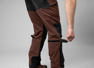 Ragnar bukser - Burgundy/Black - Härkila