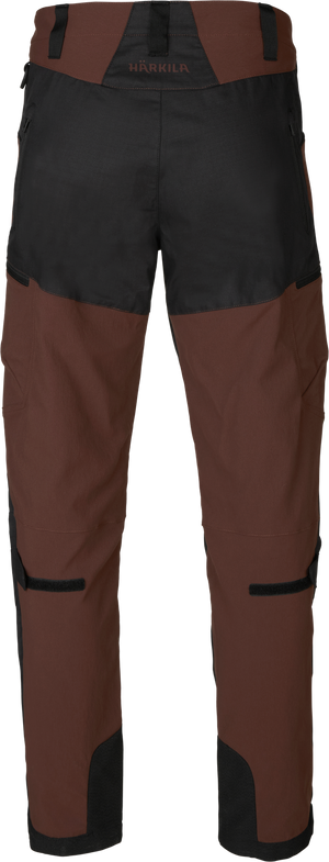 Ragnar bukser - Burgundy/Black - Härkila