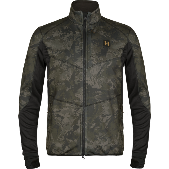 Härkila NOCTYX camo fleece jakke AXIS MSP®Black/Black - Härkila