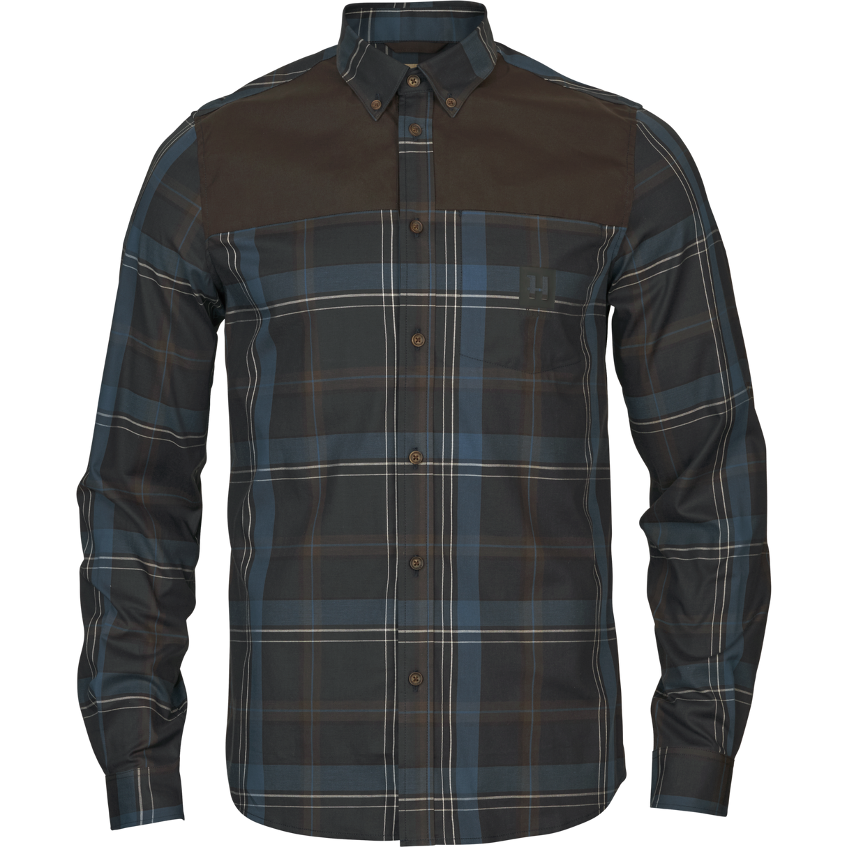Anker L/S shirt - Dark navy - Härkila