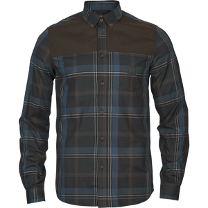 Anker L/S shirt - Dark navy - Härkila
