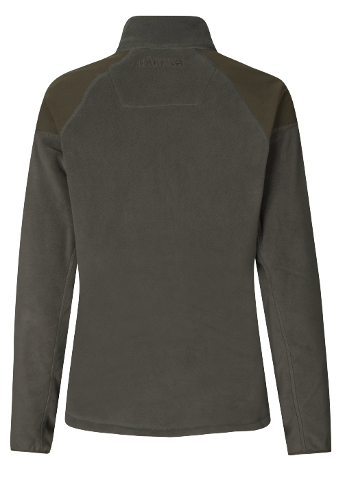 Vilja fleece til kvinder Willow green/Shadow grey - Härkila