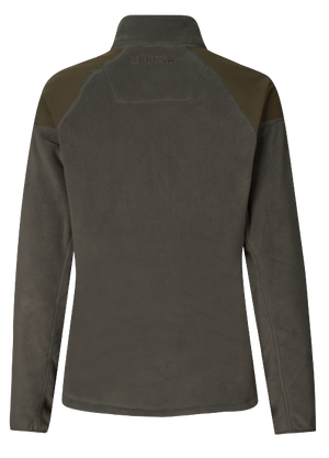 Vilja fleece til kvinder Willow green/Shadow grey - Härkila