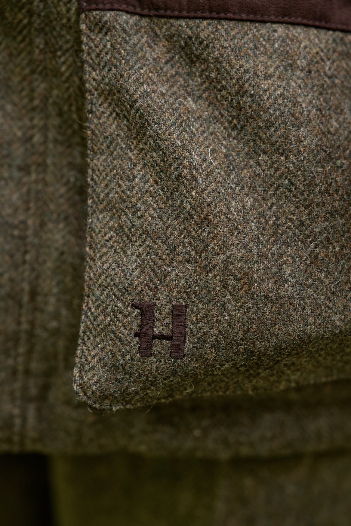 Kenmore GTX-Jakke - Forest green/Herringbone