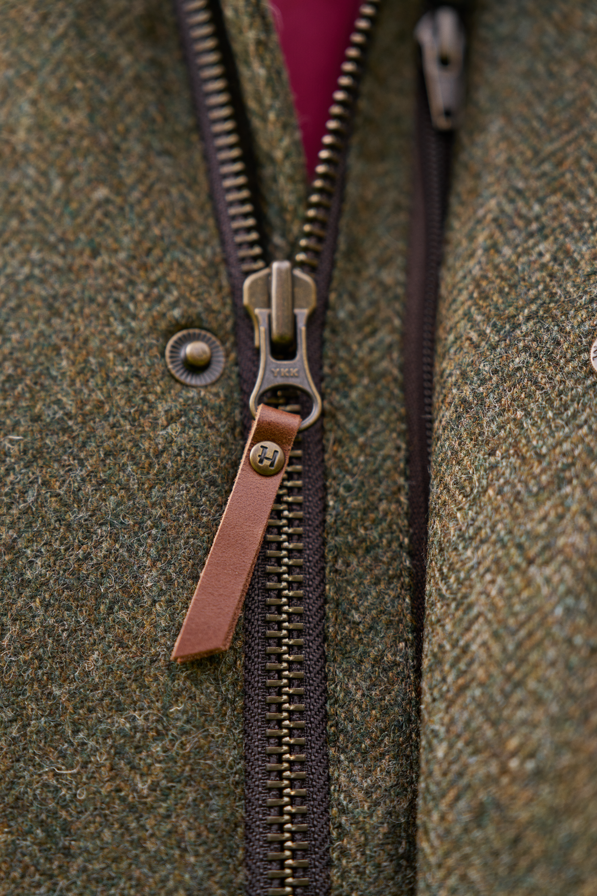Kenmore GTX-Jakke - Forest green/Herringbone