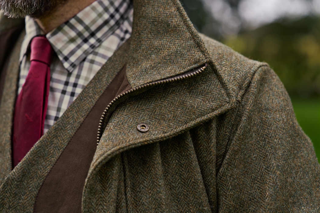 Kenmore GTX-Jakke - Forest green/Herringbone