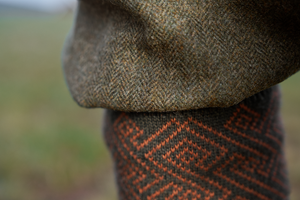 Kenmore GTX-Bukser - Forest green/Herringbone