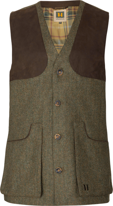 Kenmore Skydevest - Forest green/Herringbone