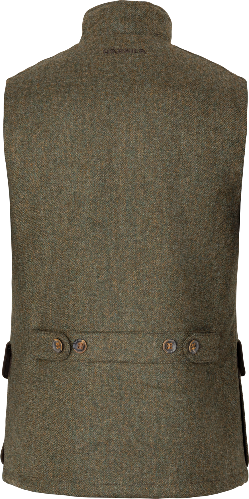 Kenmore Vest - Forest green/Herringbone