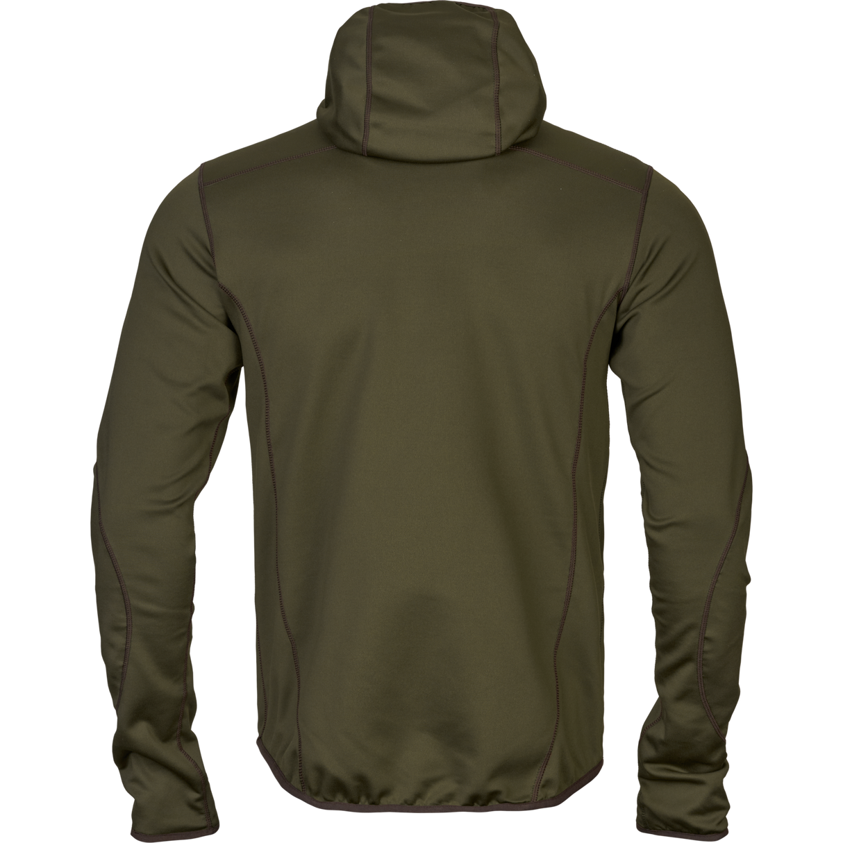 Deer Stalker - Fleece-hættetrøje med fuld lynlås Willow green - Härkila