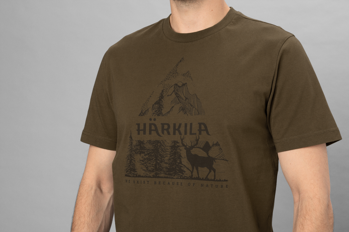 Härkila Nature S/S t-shirt - Willow green - Härkila