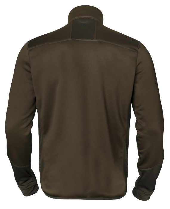 Härkila Scandinavian fleece jakke - Willow green/Deep brown - Härkila