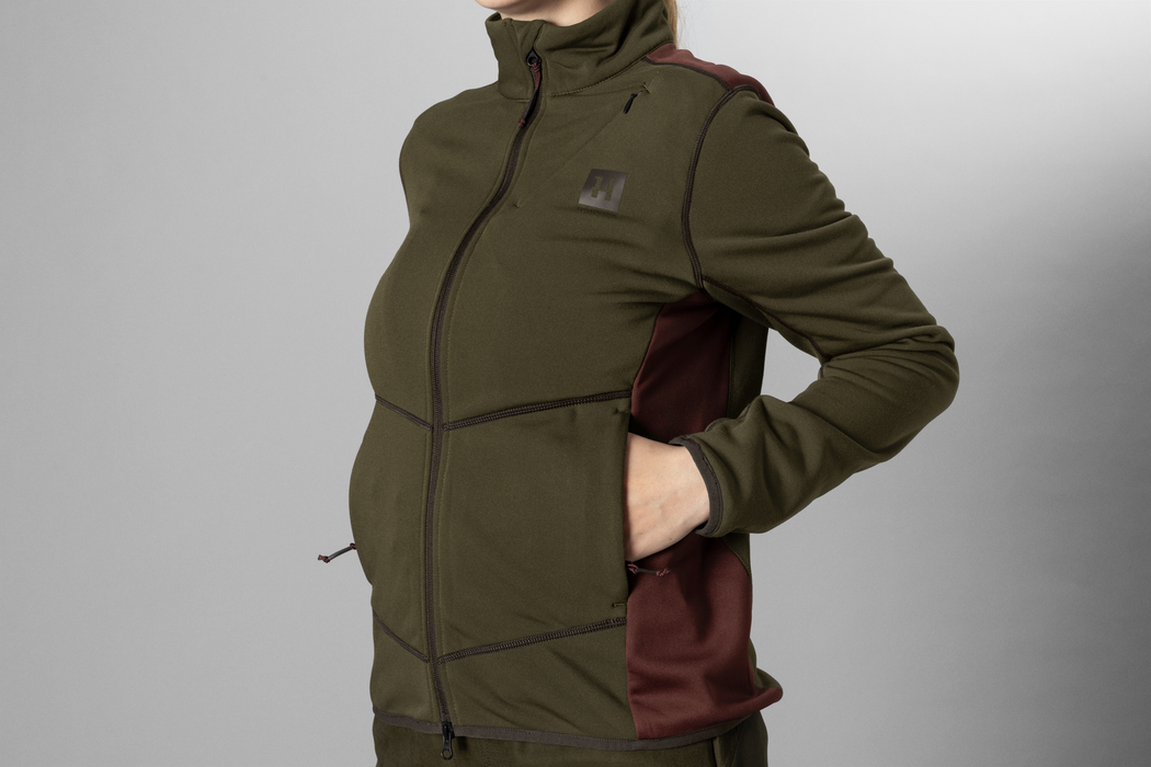 Oda fleece jakke Women Willow green - Härkila