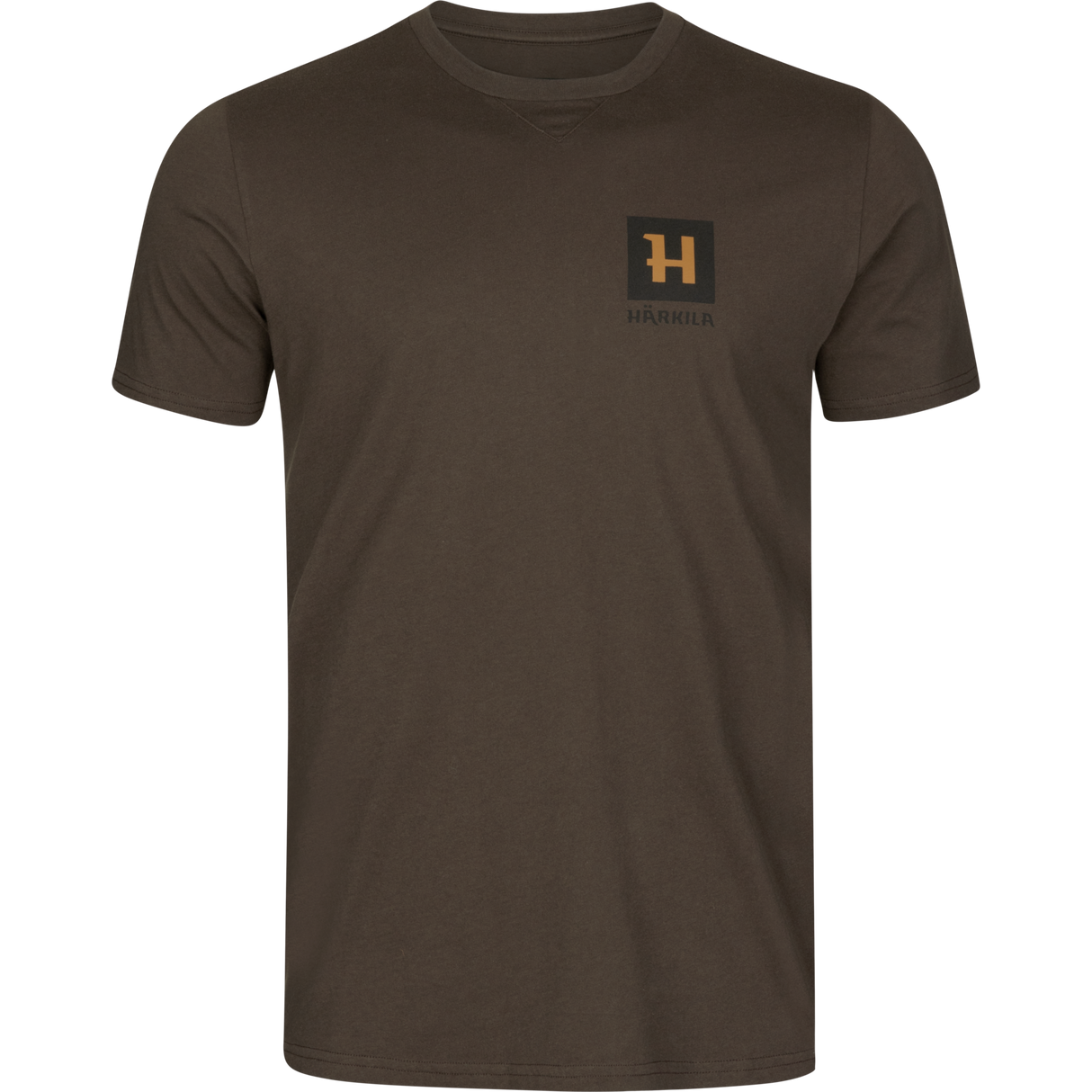 Gorm S/S t-shirt - Shadow brown - Härkila