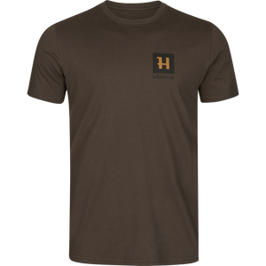 Gorm S/S t-shirt - Shadow brown - Härkila