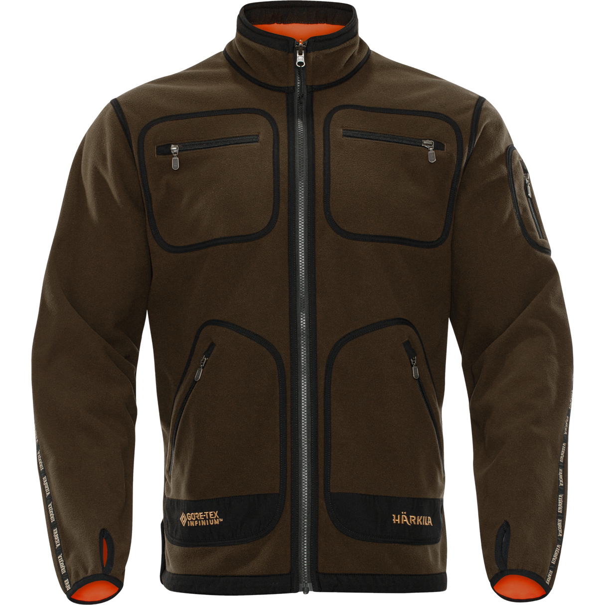 Kamko Fleece - Hunting green/Orange blaze - Härkila